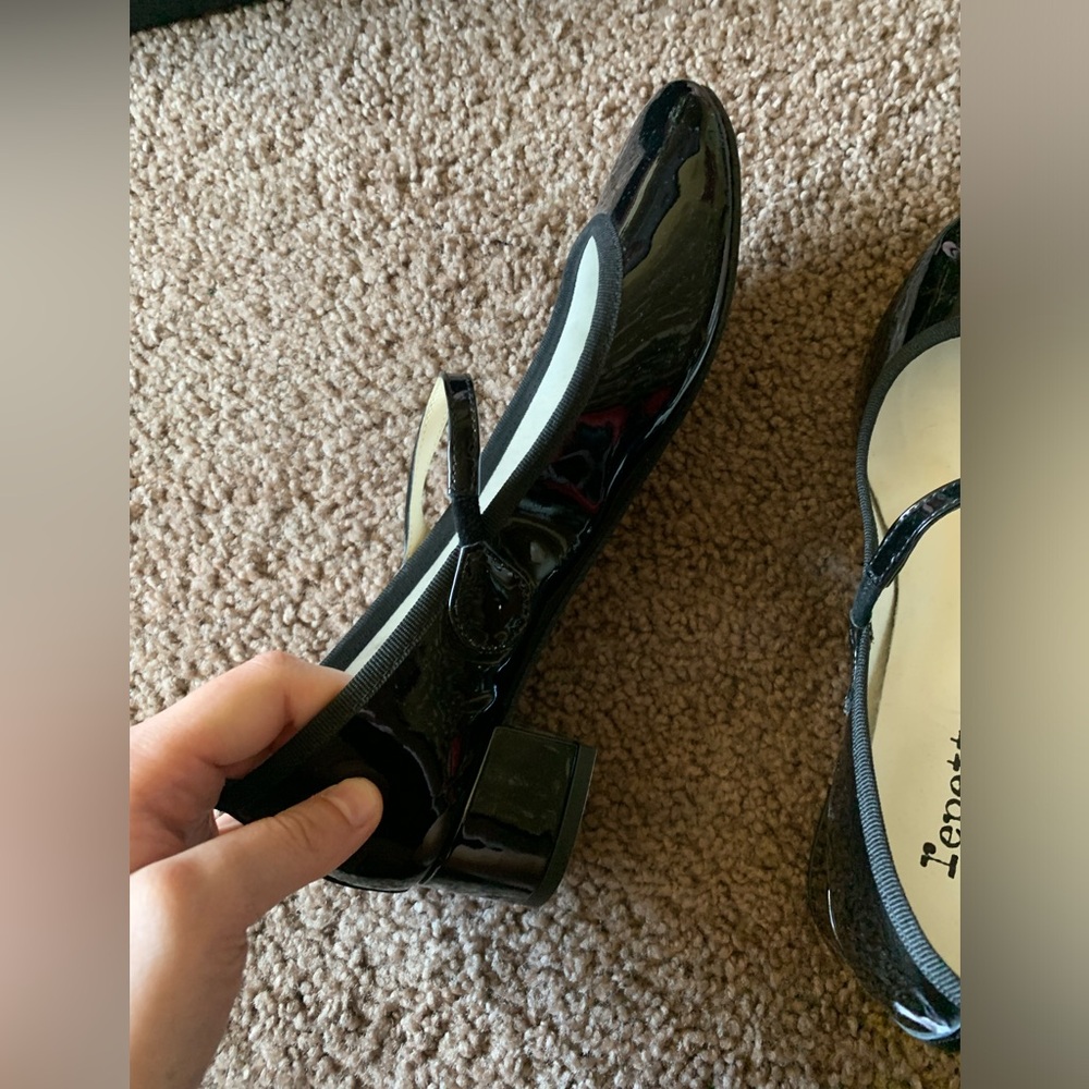 Repetto patent leather black heeled Rose mary janes 39.5 - Picture 15 of 15